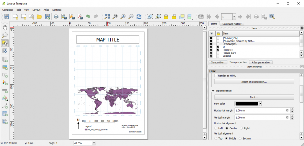 LAYOUT TEMPLATE dan ATLAS MAPBOOK dengan QGIS | Jasa Foto Udara, LiDAR ...