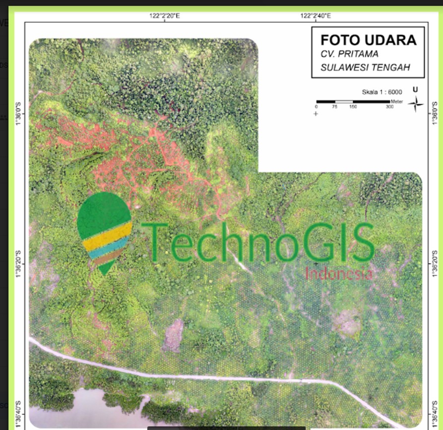 Pemotretan Udara Tambang CV Pritama Sulawesi – TechnoGIS 