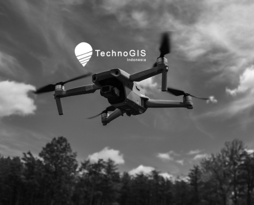 drone untuk topografi dengan lidar