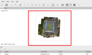 Hasil setelah Build Mesh