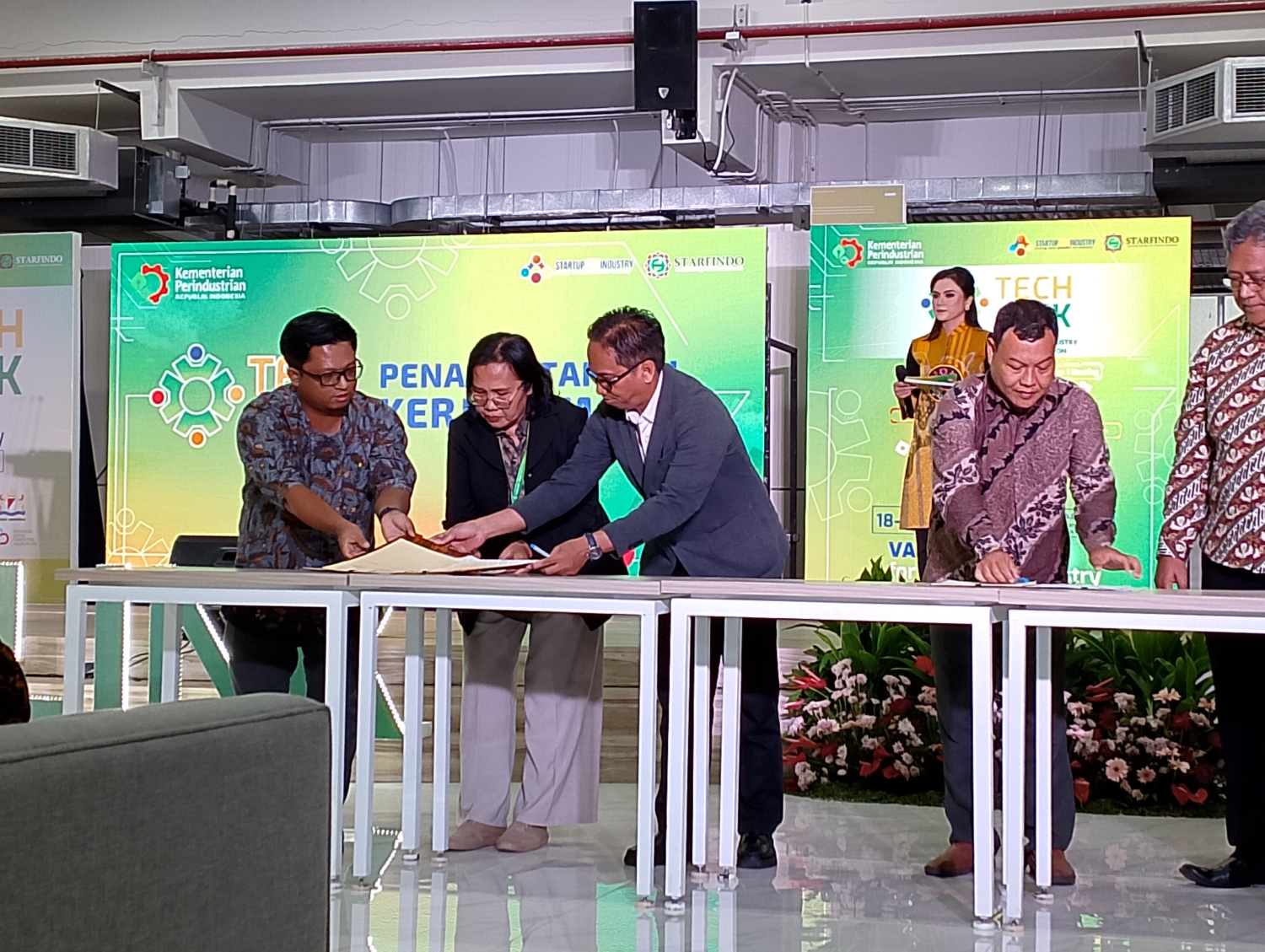 Pt Technogis Indonesia Exhibits At Tech Link Event At Pidi 4 0 Building